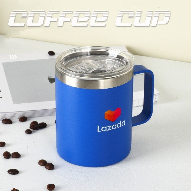 Vaso con asa de 12 oz con aislamiento de doble capa