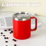 Double Layer Insulation 12oz Handle Cup