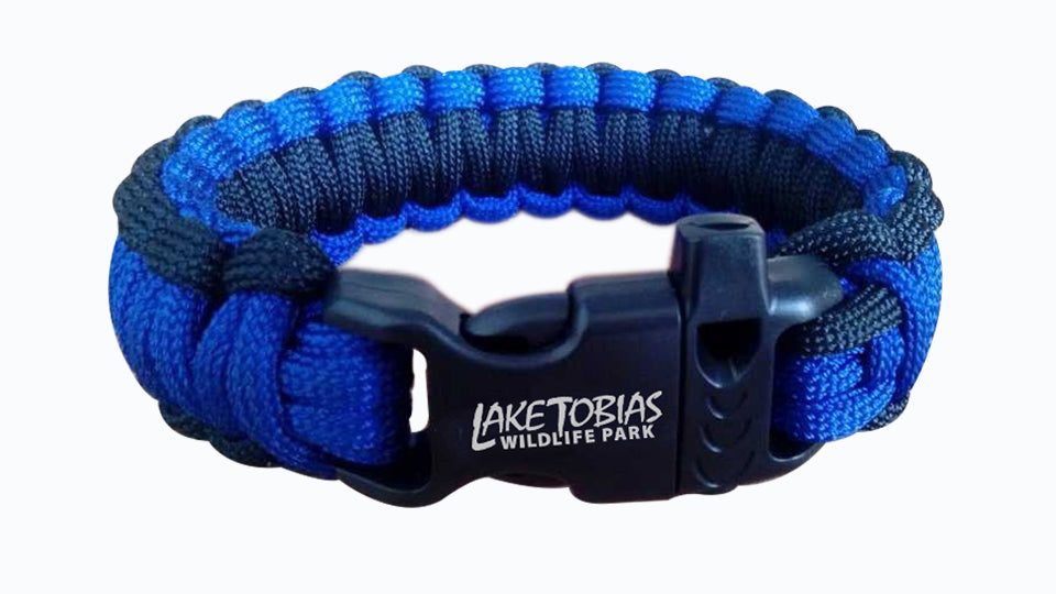 Pulsera de paracord con silbato