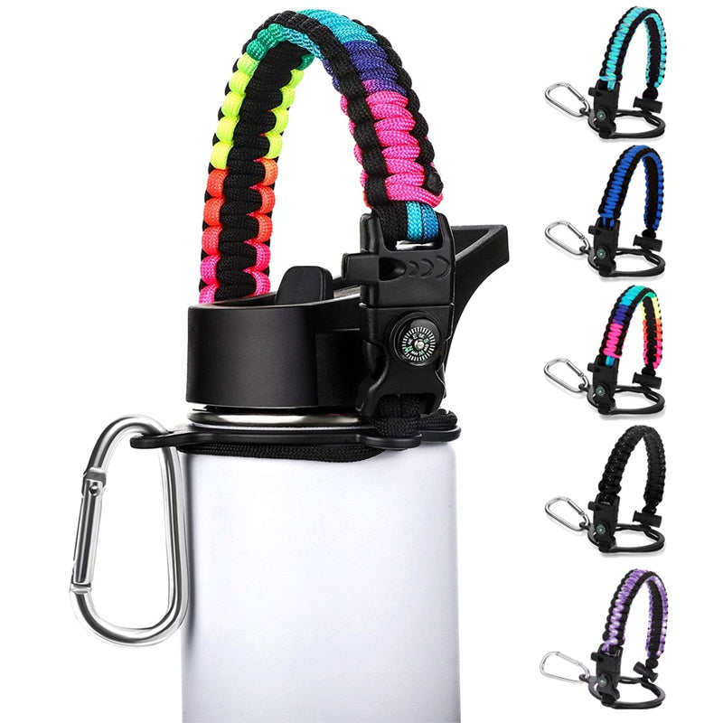 Correa de paracord con asa y brújula