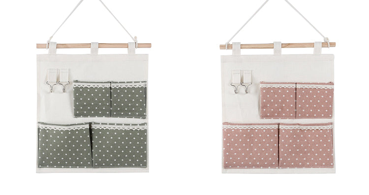 Organizador de bolsas de almacenamiento para colgar en la puerta del armario