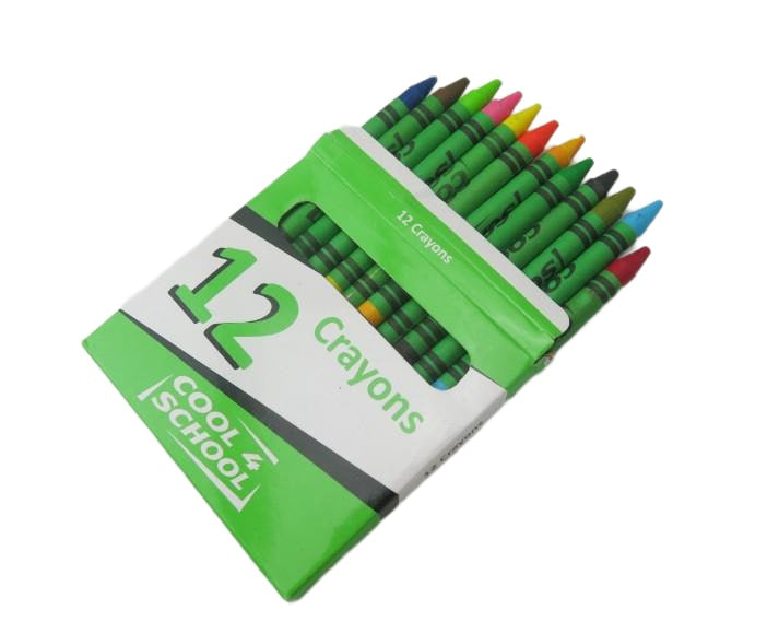 12 Piece Per Pack Crayons