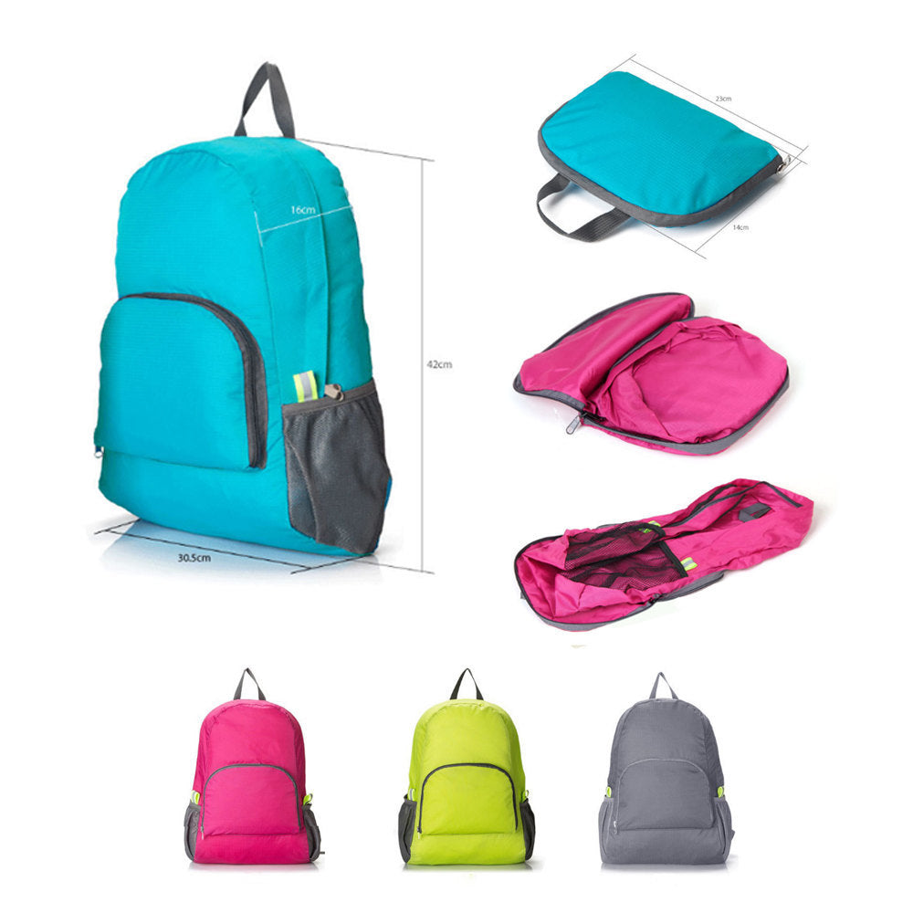 Mochila ligera y plegable para exteriores
