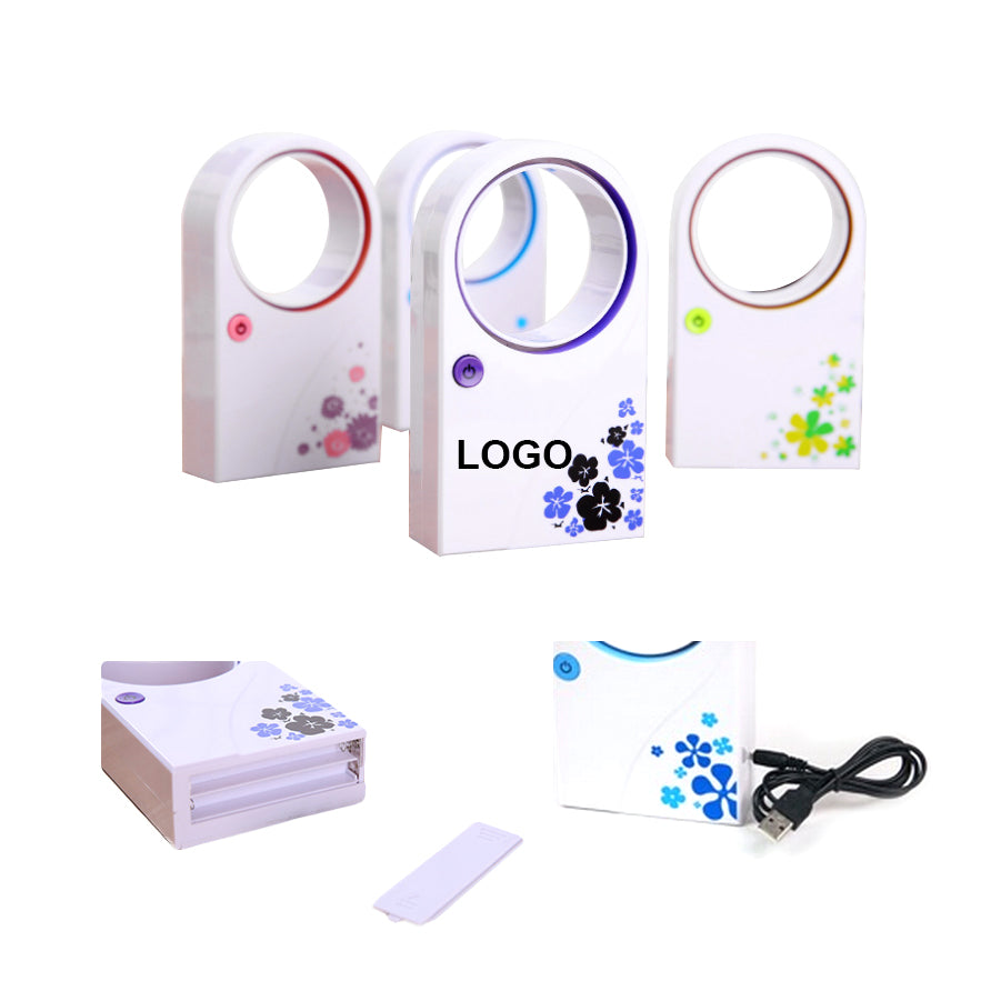 Mini ventilador portátil USB sin aspas/aire acondicionado