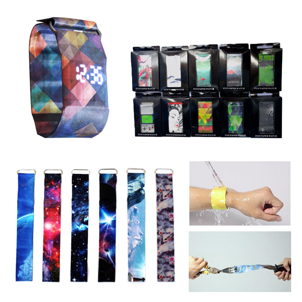 Reloj de papel resistente al agua