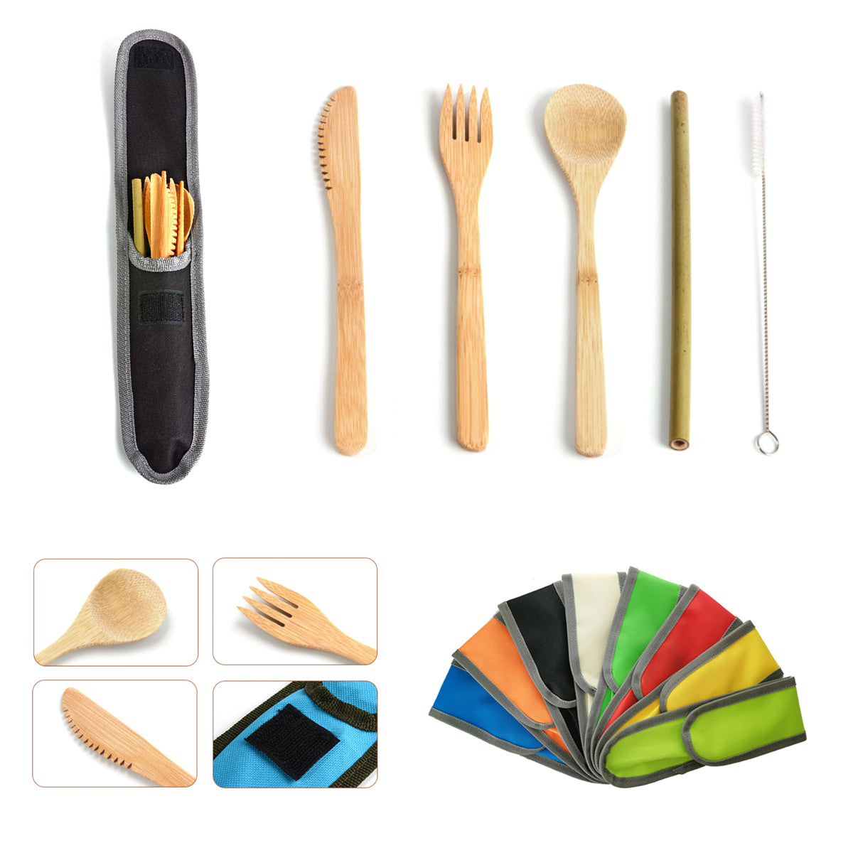 Wooden Tableware Set