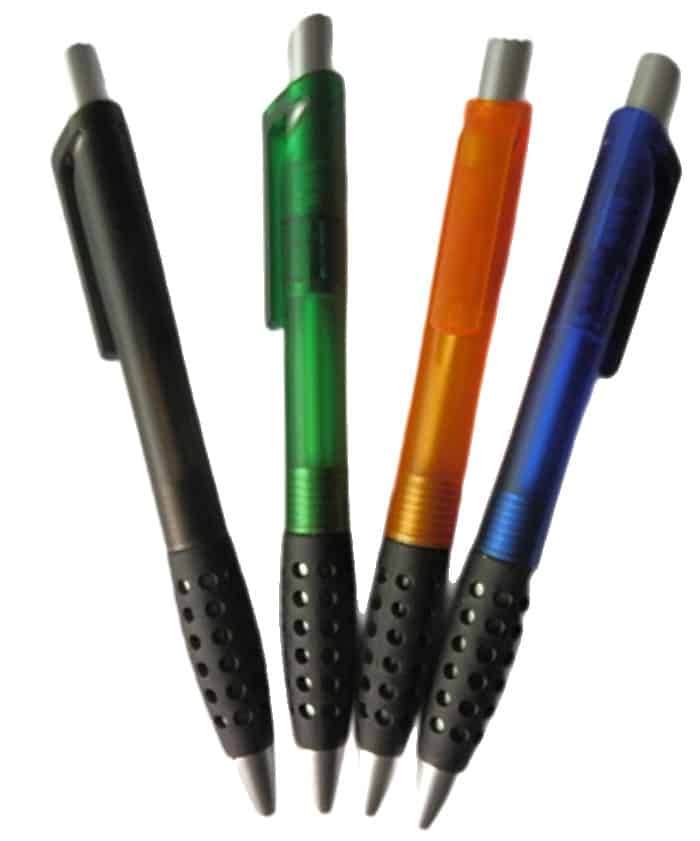 Bolígrafo con cuerpo de clic