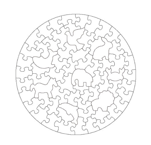 1000 Pieces Custom Round Puzzles - Yorkn Inc✅