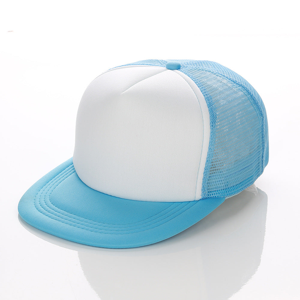 Gorra de béisbol de hip-hop de ala plana para niños