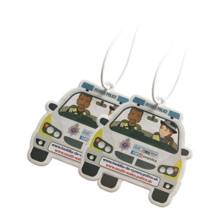 Désodorisant en papier de forme personnalisée