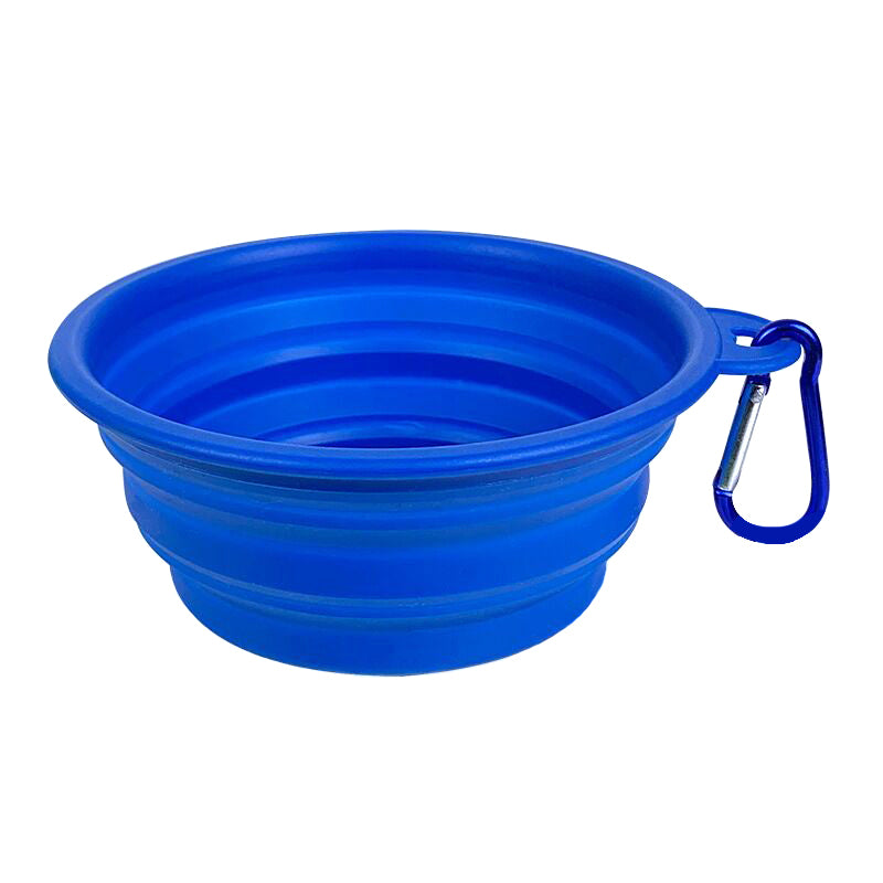 Gamelle pliable en silicone pour chien