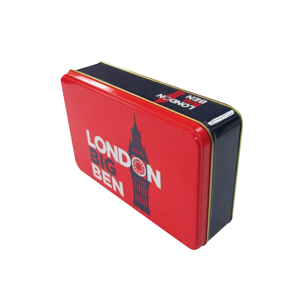 Caja de regalo cuadrada de hojalata para dulces - By Boat