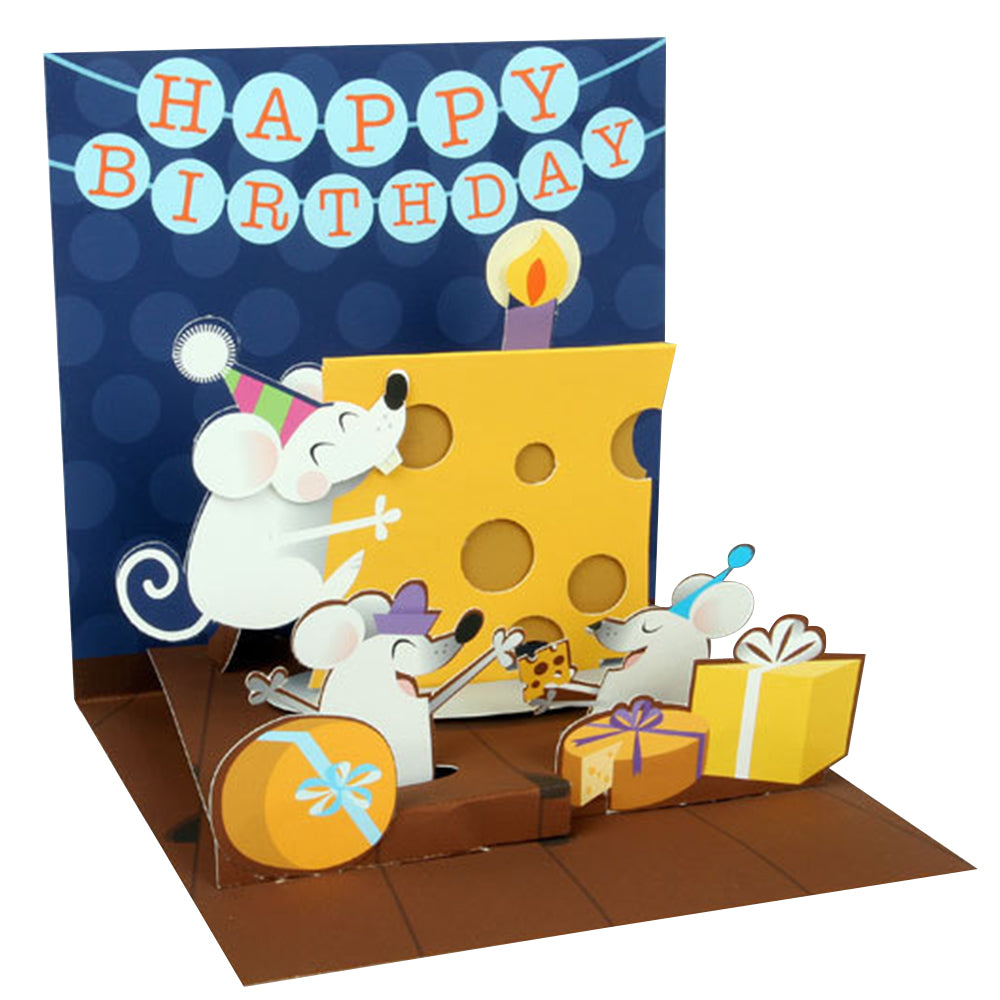 Tarjetas de papel 3D para Navidad y Año Nuevo