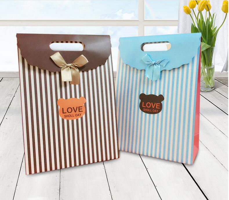 Bolsa de papel de regalo personalizada