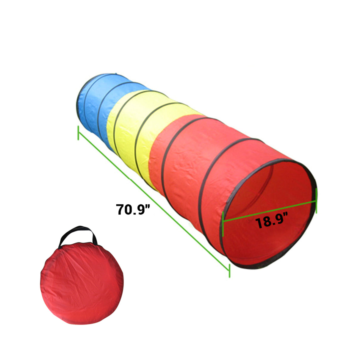 Túnel de juego para gatear para niños