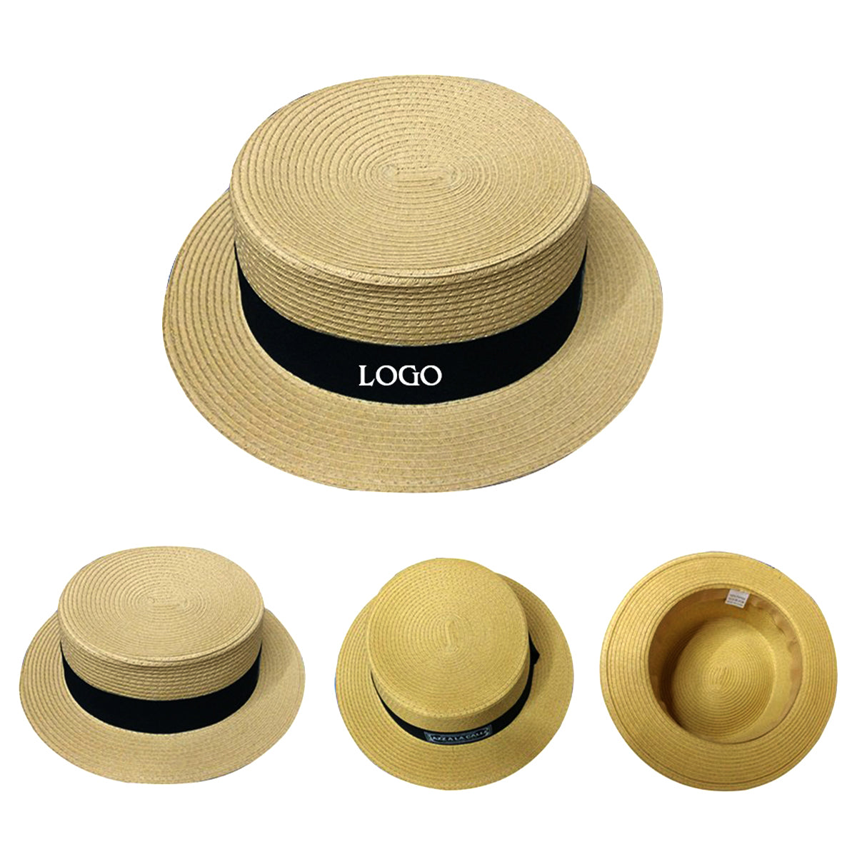 Sombreros de moda de corona plana