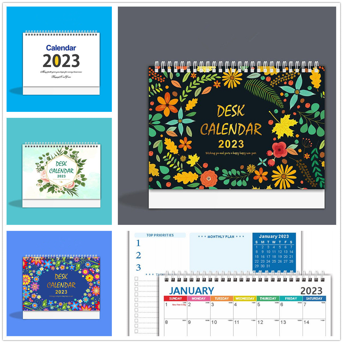 2026 Year Desk Calendar