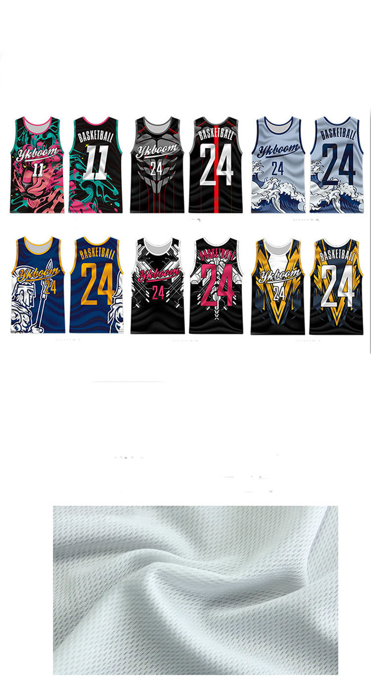 Jersey Basketball Sport Shirt 2pcs Set