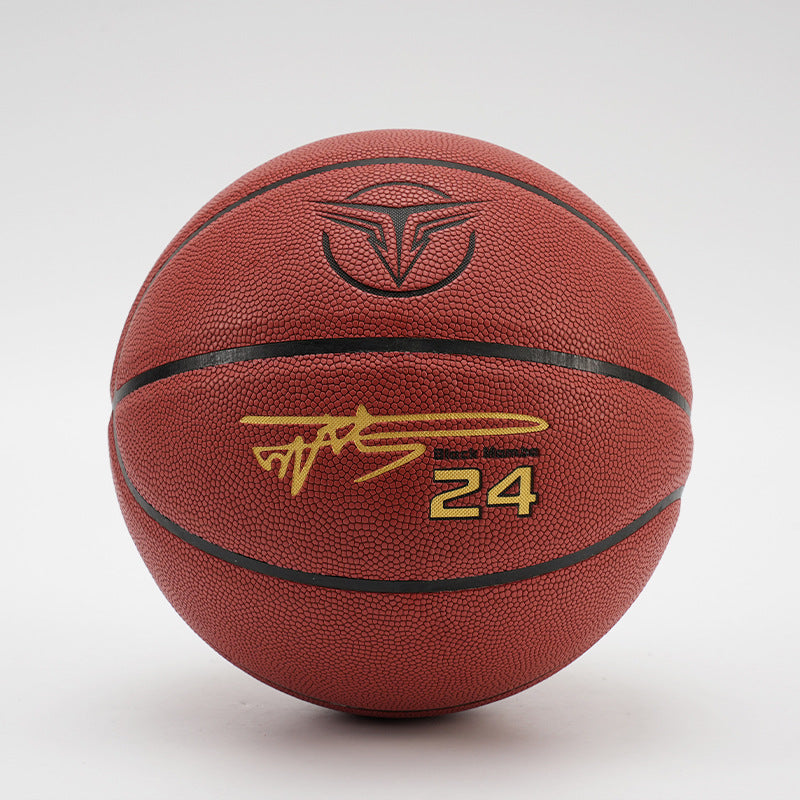Balón de baloncesto de cuero para adultos, grabado en relieve
