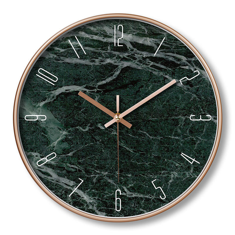 Horloge murale dorée de 12 pouces