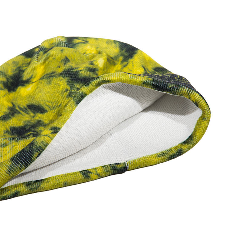 Gorro estampado de tamaño completo con puños