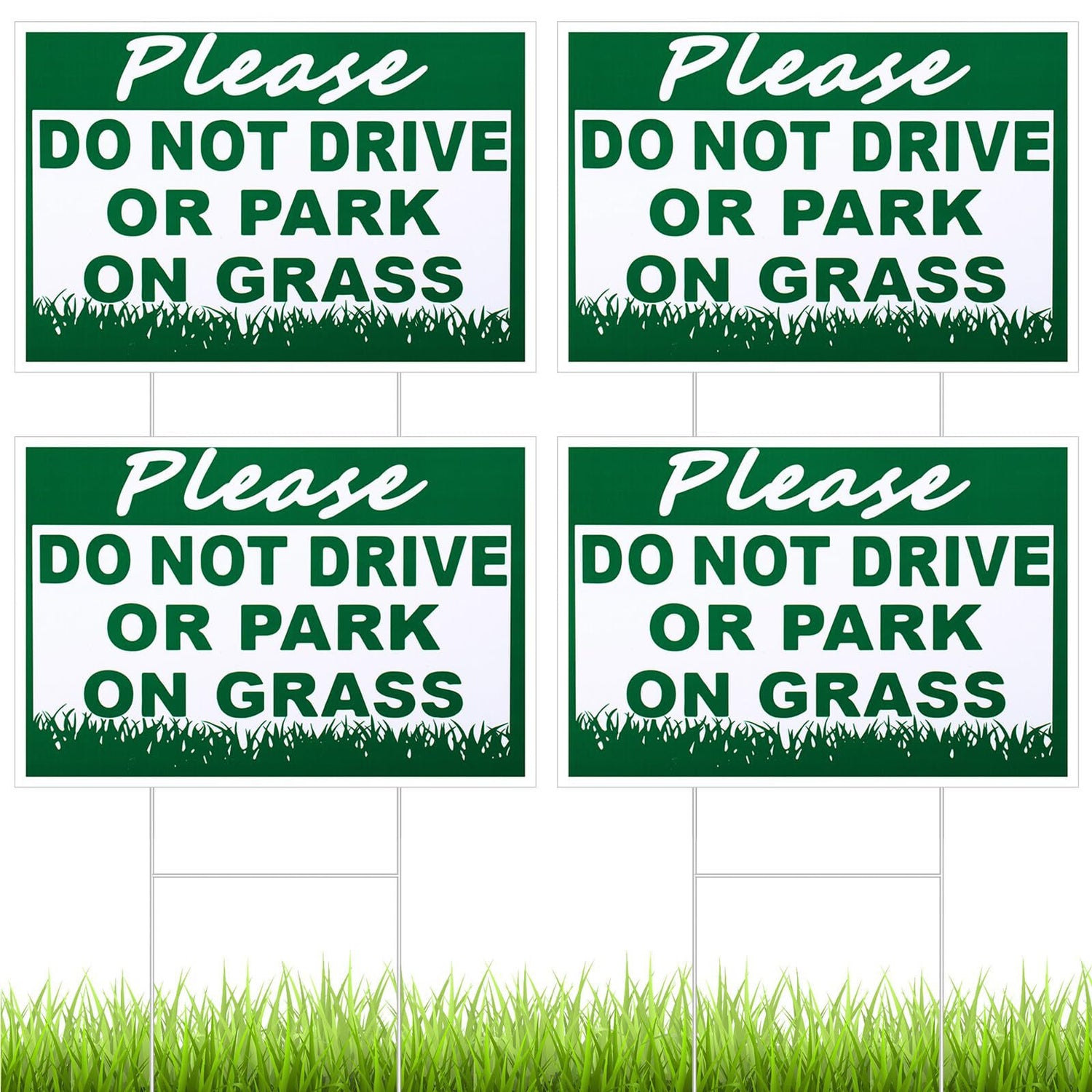Lawn Bag Sign Doule Side Printed