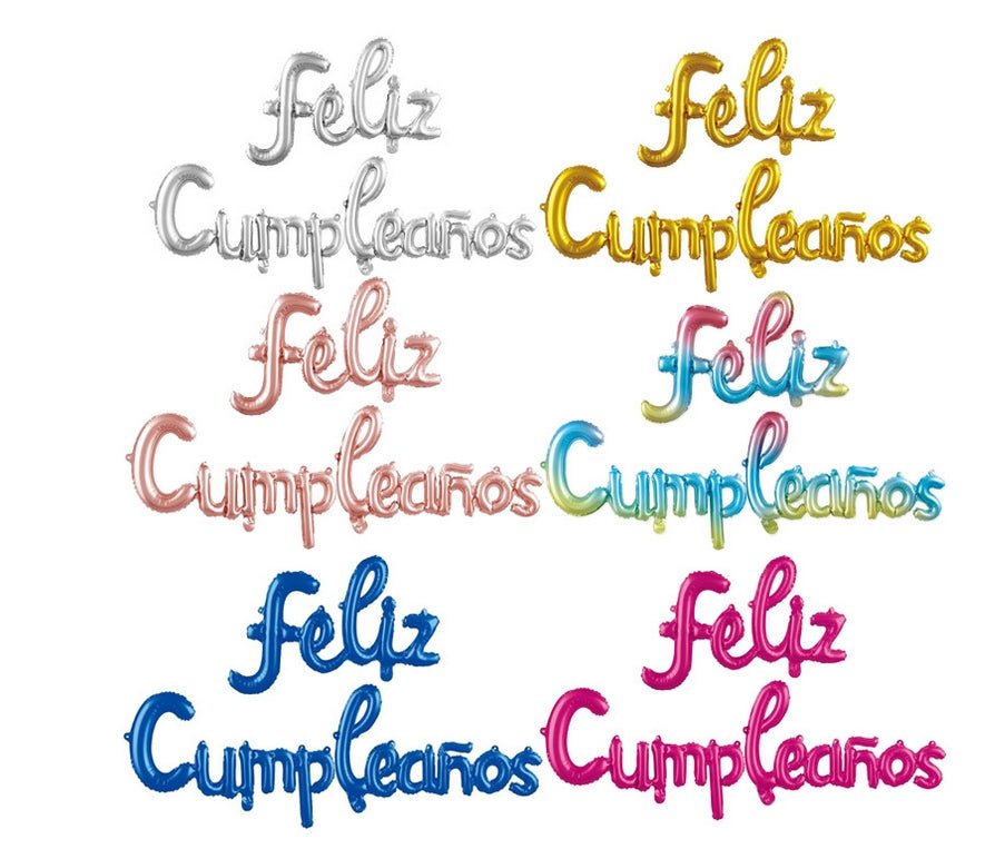16 Inch Spanish Cursive Balloon - Yorkn Inc✅