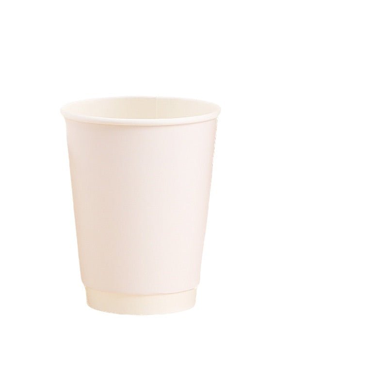 16oz Double - layer Paper Cold Cup With Lid - Yorkn Inc✅