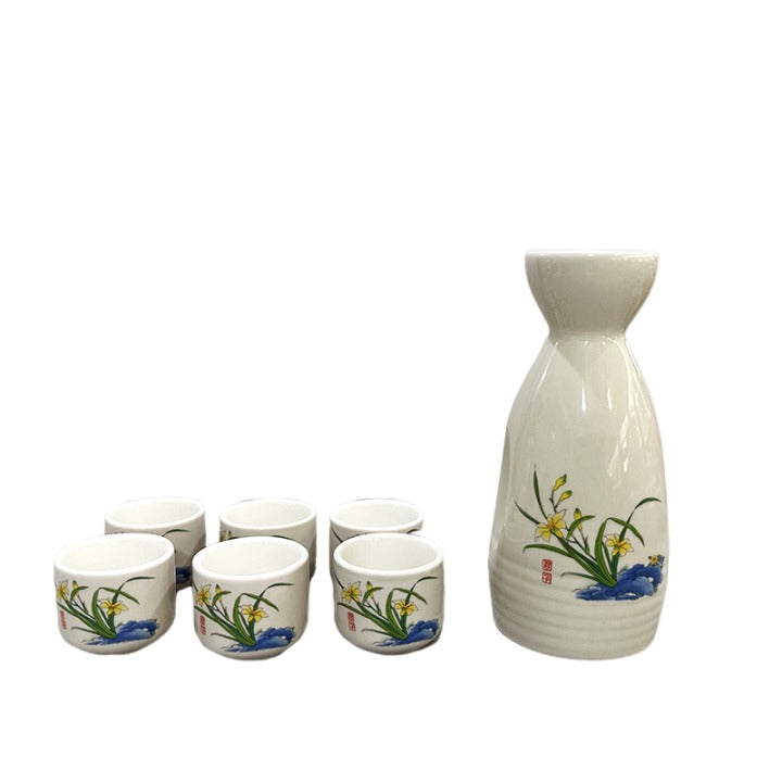 Botella de vino hecha con sake japonés