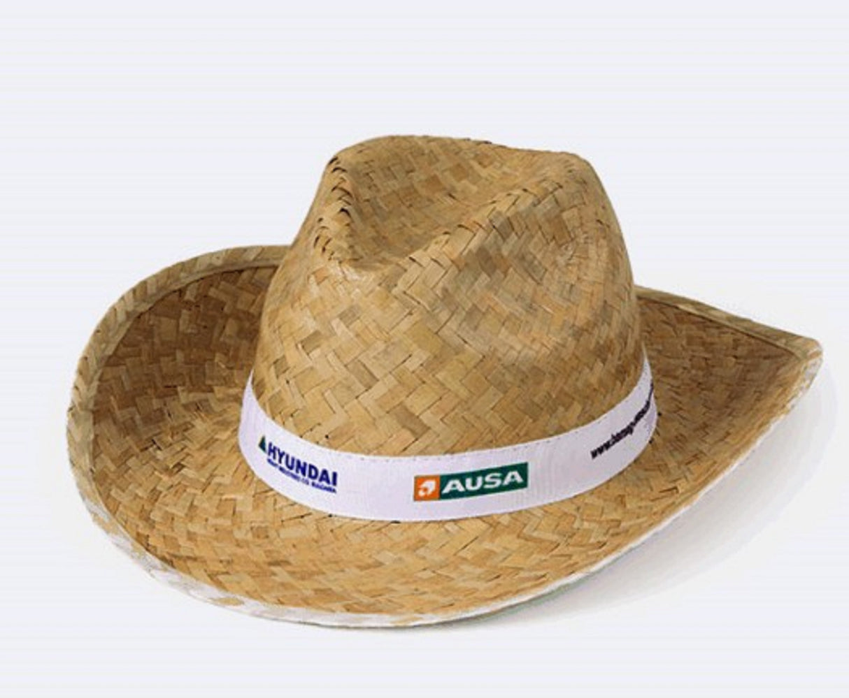 Sombrero de vaquero de papiro