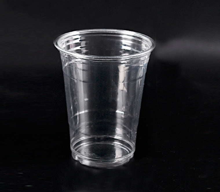 Vasos de 16 oz y tapas planas con pajita