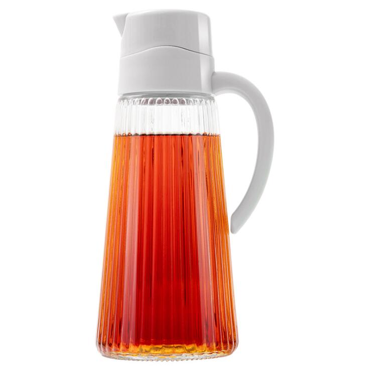 Botella de aceite de vidrio,