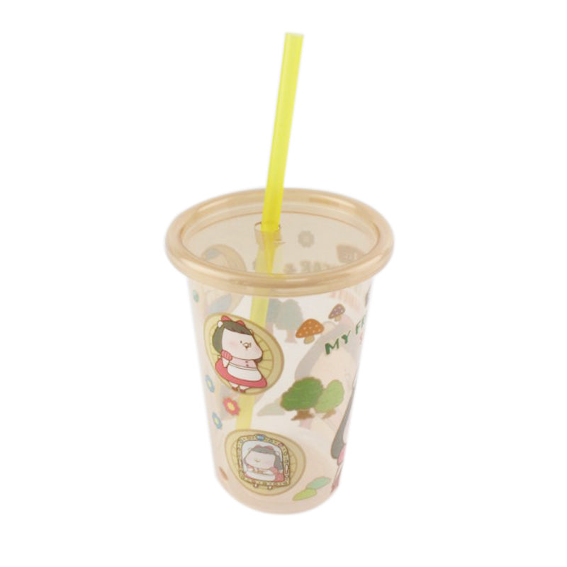 Vaso de estadio de 13.5 oz con tapa y pajita