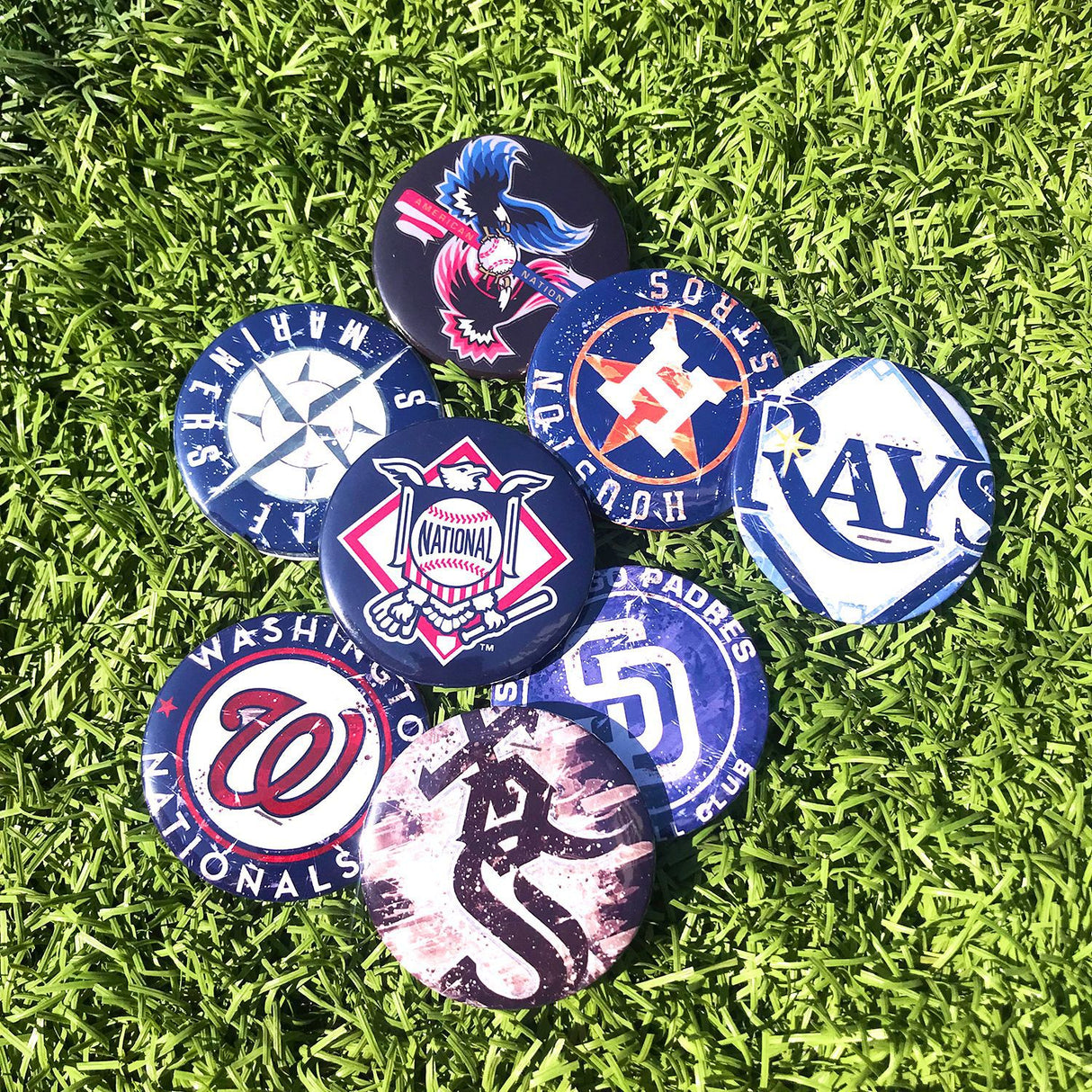 Badge en fer blanc de la compétition du Super Bowl