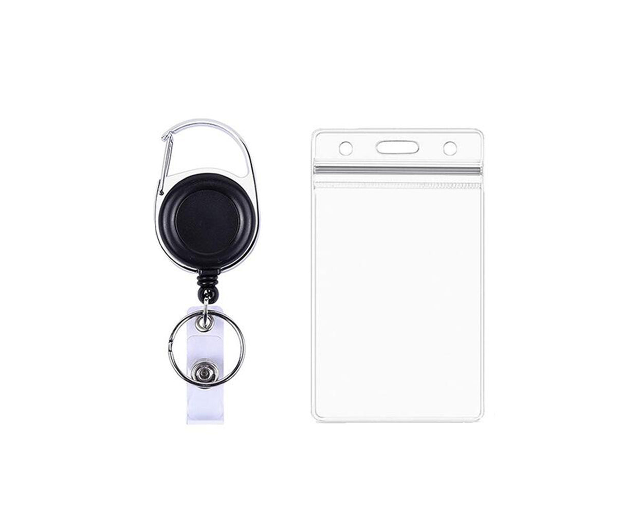 Retractable Badge Holders With Carabiner