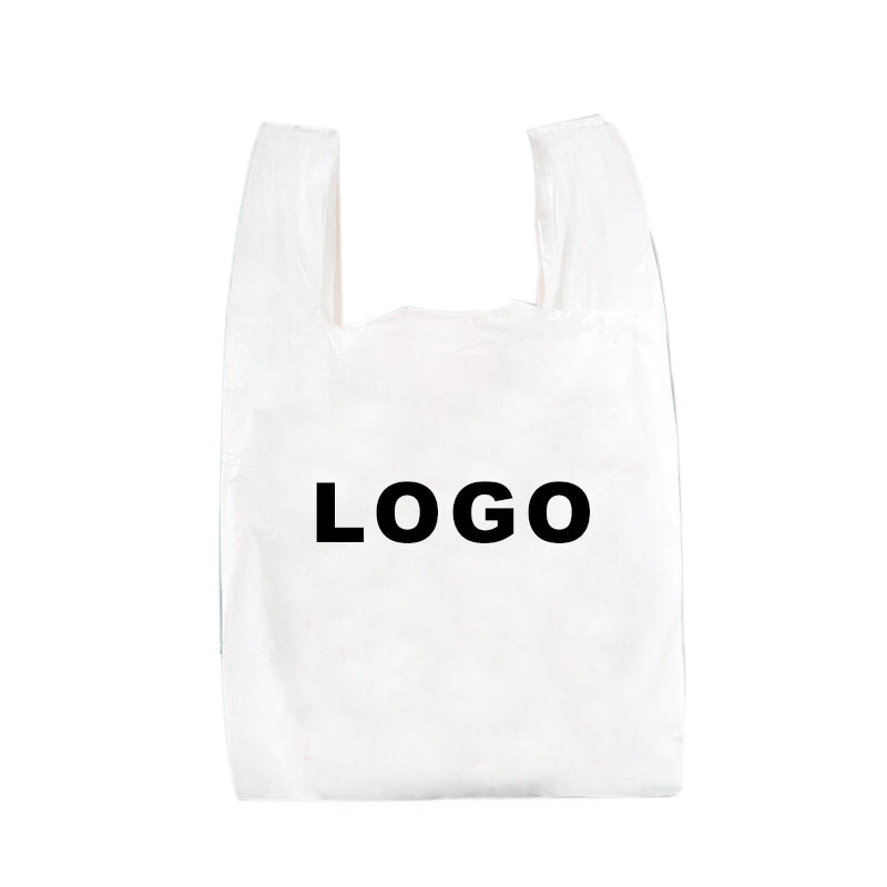 Bolsa de plástico para compras tipo camiseta