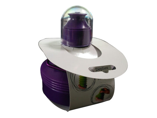 Botella de agua plegable