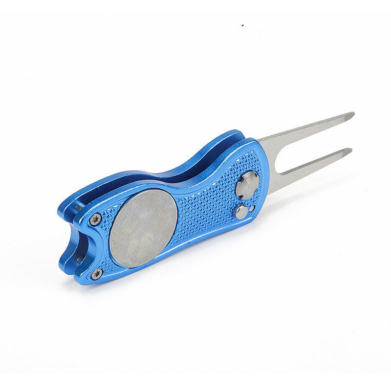 Horquilla fijadora de hoyos de golf