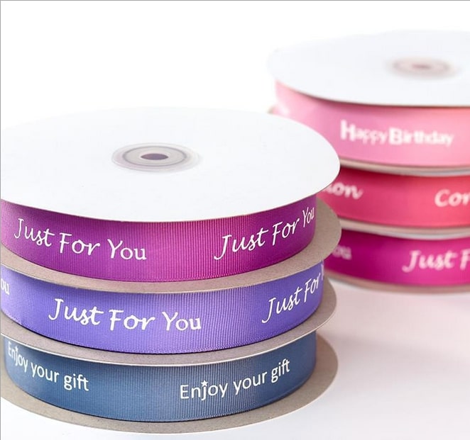 Cinta de regalo personalizada de 1/4''