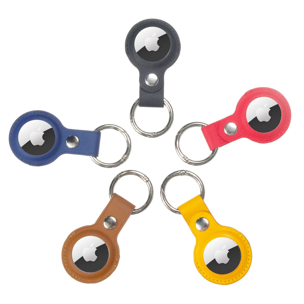 Funda protectora de cuero para Airtag