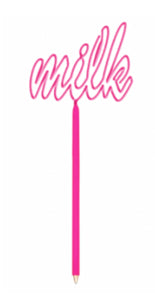 Bolígrafo con logotipo en la parte superior