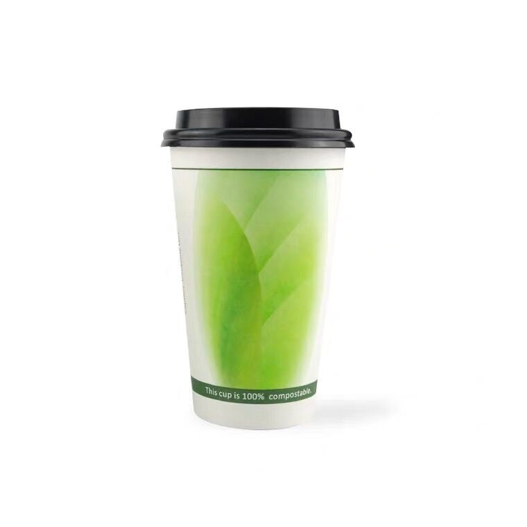 Vaso de café compostable de 19 oz