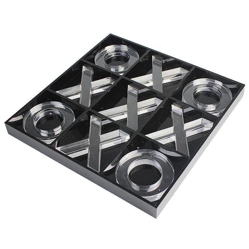 Jeu de morpion en acrylique