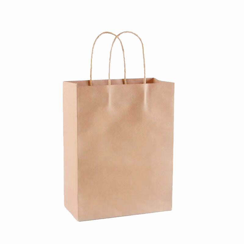 Bolsas de compras de papel kraft personalizadas