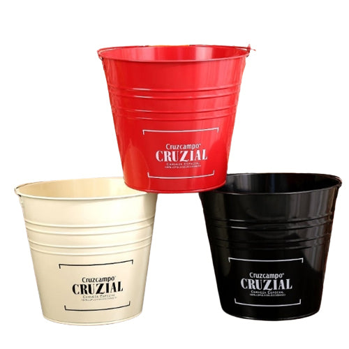 Barriles de hierro coloreado de 12 l