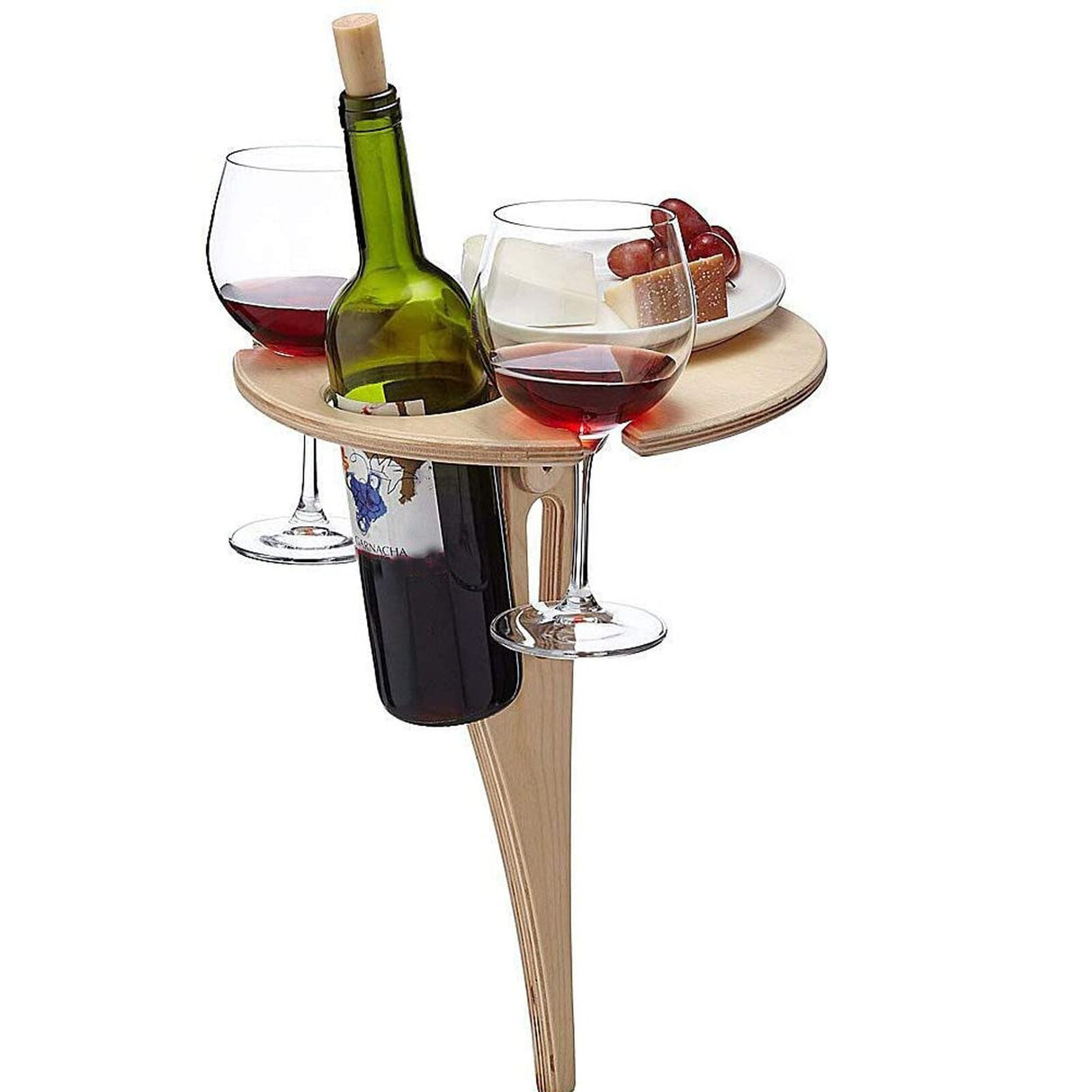 Mesa de vino portátil para exteriores de 10 pulgadas
