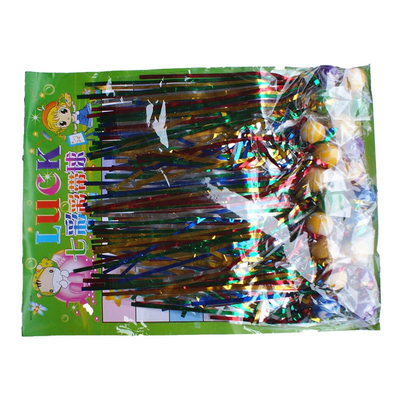 20 - piece 25cm Ribbon Bouncy Balls - Yorkn Inc✅