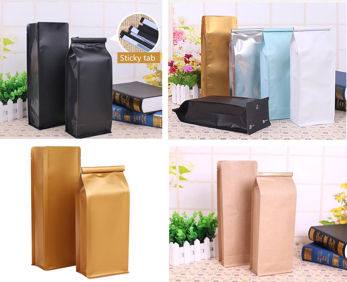 Bolsa de café de pie