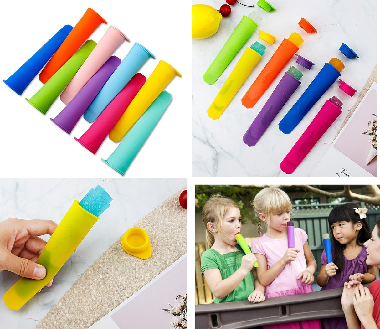 Moules à glace en silicone durables