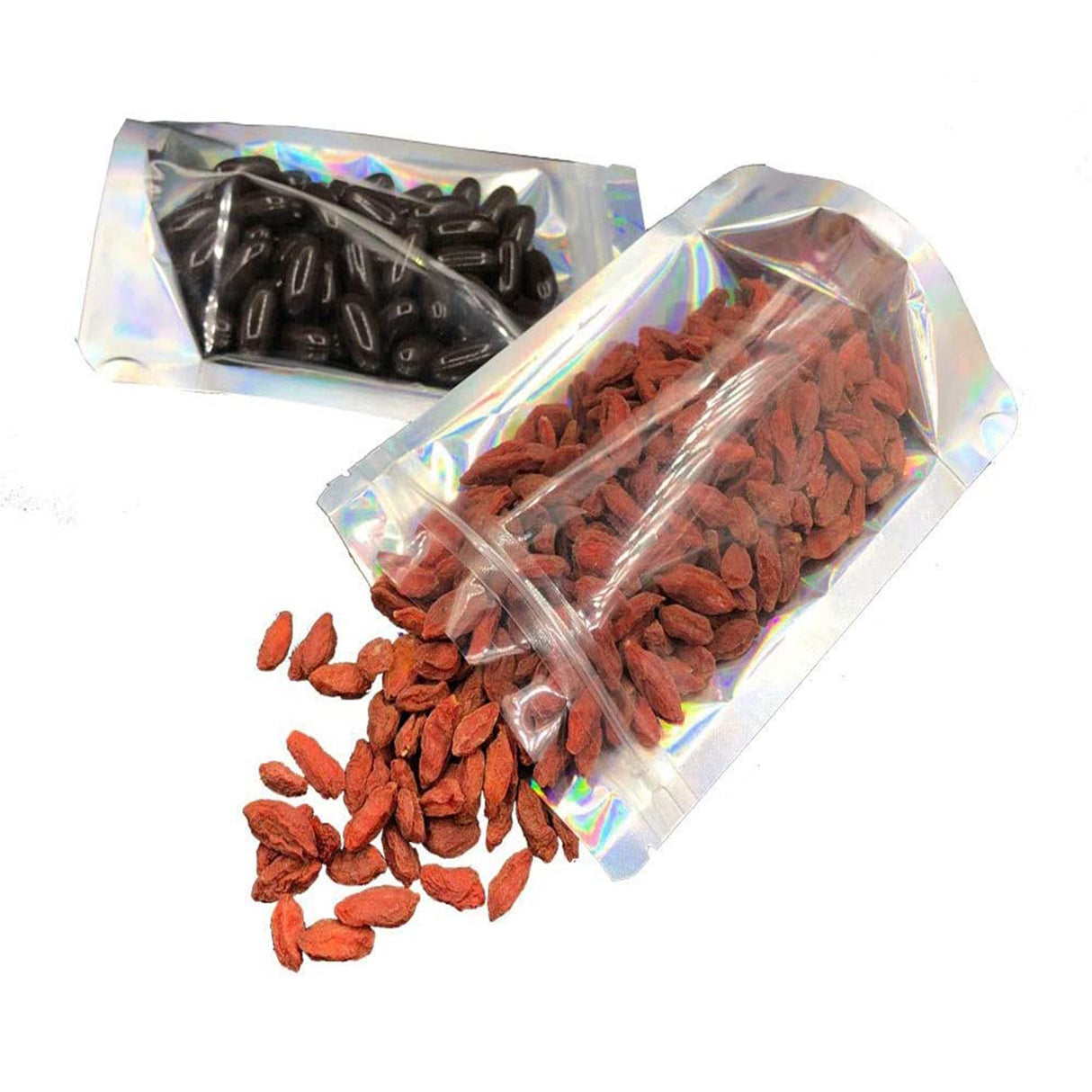 Bolsas holográficas de pie